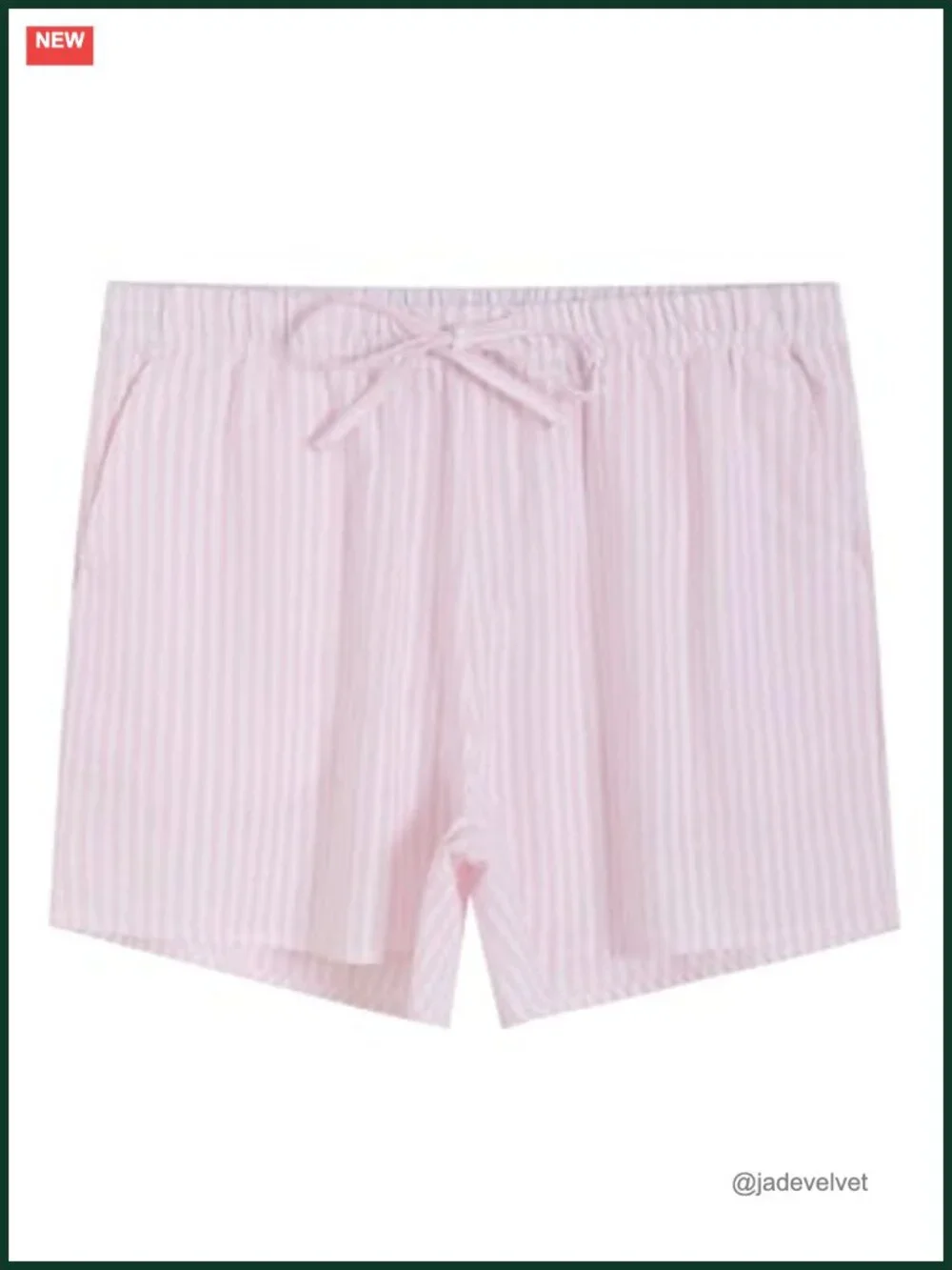 Cotton Seersucker Pajama Set Cami Top & Drawstring Shorts Lounge Sleepwear